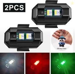 Giinix Position Wireless Light Reversing Light Car, Motorbike 2PC Drone LED Flash LED Dash Light Car, Motorbike LED (12 V, 10 W)(Universal For Bike, Pack of 2)