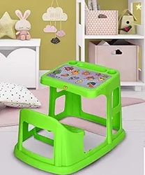 Prima Junior and Senior Kids Study Table | Play | Desk | Plastic Chair with Cup Holder from 2-5 Years Age Kids