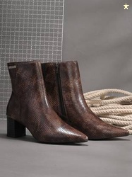 EL PASO El Paso Women Brown Faux Leather Casual Chelsea Boots Boots For Women(Brown , 6)