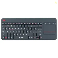 Ant Esports WK100 2in1 Wireless/Bluetooth Keyboard with Built In Touchpad-Wireless TV Keyboard with Multi-Touch Big Size Trackpad,Support 2 Devices for TV Windows Android,Chrome OS,Laptop,Tablet_Black
