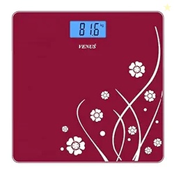 Venus (India) Electronic Digital Personal Bathroom Weight Machine for Body Weight upto 180 kg Weighing Scale with 24 Months Warranty