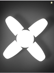 SPARK WORLD White Acrylic Contemporary LED Bulb