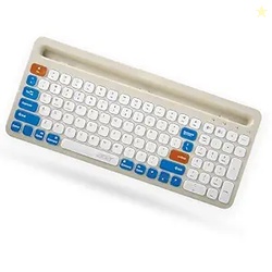 Acer SwiftPRO Multi-Device Bluetooth Wireless Keyboard with Cradle & Numpad | USB-C Rechargeable | 99 Keys, 80H Battery | Compact & Quiet | Compatible with Windows, Mac, Android, Laptop, Tablet, Phone