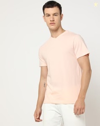 YOUSTA Men Regular Fit V-Neck T-Shirt