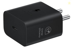 Samsung Original 25W Type-C Travel Adaptor with Cable for Galaxy S10 & Higher Models & Note Series, Black