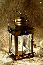 Tu Casa Designer Antique Brass Table Lamps
