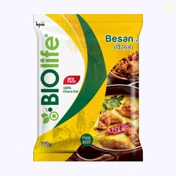 Biolife Premium Quality Chana Dal Besan Gram Flour Made from 100% Pure Na...more
