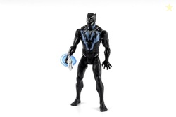 KHILONA WAALA Black Panther Super Heroes Action Figure Toy for Kids | PVC 6-Inch Hero for Ages 4 & Up Best for Kids Boys Birthday Gifts Black (Pack of -8)