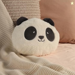 Mirada Black Panda Soft Face Toy - 25 cm| Adorable Plush Animal for Kids, Toddlers, and Girls | Soft and Cuddly Stuffed Toy | Ideal for Birthday Gifts/Christmas/Diwali