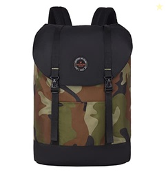 WildHorn Unisex-Adult 19 L Lightweight Contemporary Rucksack For Multi-Day Hiking,Camping,Outdoor Sports,Traveling IWater Resistant I Camouflage Print I Ultra Strong & Durable (Camouflage),Multicolor