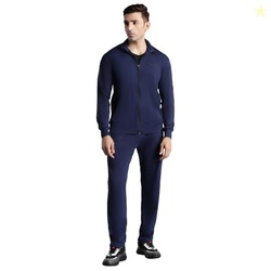 hummel Promo Men's All weather Regular Fit Track Suit with Zipper and Pockets Comfortable Breathable Stretchable Soft Fabric For Everyday Use Ideal for Gym Training or Running Loungwear