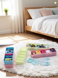 OMORTEX Cosmetic & Make-up Organizers (Multicolor)