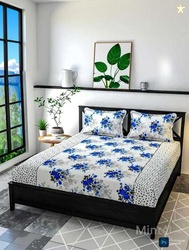 YASHI DCOR Cotton Double King Bedsheet
