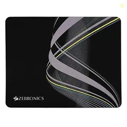 ZEBRONICS MSP-X1 Mouse Pad, for Speed and Precision Operation, Smooth Cloth Surface, Roll and Go, Optimised for All Mouse Sensors, Anti Slip Rubber Base, Surface of 232 x 182 mm