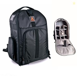 E-Image Oscar B30 20.1'' Professional Camera Backpack | Water Resistant Backpack for SLR, DSLR, Mirrorless Camera, Lens, Battery, and Other Accessories | Black