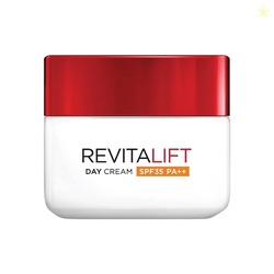 L'Oral Paris Day Cream, SPF 35 Pa++, Anti-Wrinkle and Radiance, Boosts Skin Elasticity, With Centella Asiatica,Revitalift, 50ml