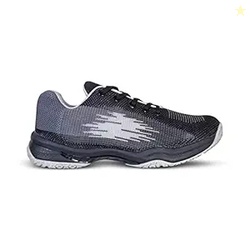 Boldfit Badminton Shoes for Man Lightweight Non Marking Shoes for Badminton Breathable Anti Skid Shoe for Man Shuttle Non Marking Indoor Shoes for Pickleball, Tennis, Padel Black