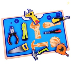 Nyaara Tools Wooden Puzzle | Baby Puzzle for 2-4 Years Old Toddlers | Learning Puzzle Toys for Pre School and Montessori Kids