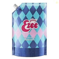 Godrej Ezee Liquid Detergent for Semi-automatic and Top Load Washing - 3.2 kgs Pouch, for Winter Wear | Added Conditioner | No Soda Formula
