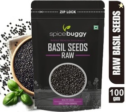 SPICEBUGGY Organic Basil Seeds Superfood for Weight Loss & Digest...more