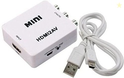 TrustEdge  TV-out Cable MINI HDMI2AV UP Scaler 1080P HD Video (Wh...more