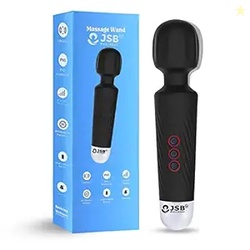 JSB HF56 Pro Cordless Rechargeable Body Massager Handheld with Flexible Silicon Head Vibration for Back, Leg, Foot & Cervical Neck Pain Relief
