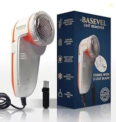 Lint Remover: 9500 RPM Corded Fuzz Remover for Clothes, Sweaters & Furniture  Electric Pilling Shaver with 3-Leaf Blade (3 Months Warranty) (S1)