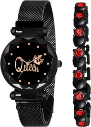 MAAN INTERNATIONAL Analog Watch  - For Women Pack of 2 Magnetic Q...more