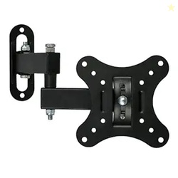 RISSACHI TV Wall Mount Stand for 1227 Inch LED LCD TVs | Universal Monitor Arm Wall Mount | Space-Saving TV Corner & Movable Stand | Adjustable Monitor Holder for Home & Office