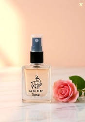 Deer Rose Fragrance Perfume, Floral Scent, 10ml Travel Size Spray Bottle