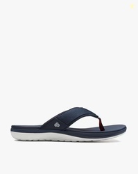 CLARKS Thong-Strap Slip-On Flat Sandals