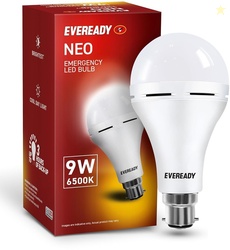 EVEREADY 9w b22 white emergency led bulb pack of-01 4 hrs Bulb Em...mo
