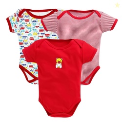 EIO Newborn Baby Cotton Romper Sleepsuit | Half Sleeve Jumpsuit Bodysu