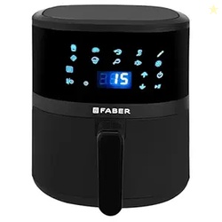 Faber 4Ltr 1300W Digital Air Fryer | Fry, Bake, Roast | 85% Less Oil, 