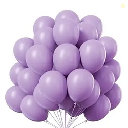 Just Party Pastel Balloons - Pack of 50 (Purple)