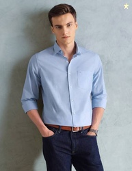 ARROW Men Slim Fit Solid Spread Collar Formal Shirt