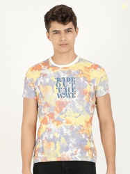 Wrangler Round Neck Dyed Cotton T-shirt