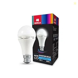 HAVELLS 8.5w LED Emergency Bulb | Shatter Resistant |Cool Day White (6