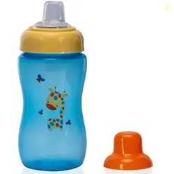 Adore Spouty Silicon Soft Spout Sipper with Hood 270ml (Blue)