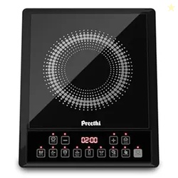 Preethi Indicook IC124 Induction Cooktop, 2100-Watt Electric Stove wit