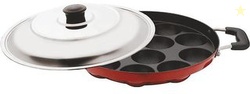 BIGWIN Paniarakkal Pan 24.5 cm diameter with Lid 1 L capacity (Al...mo