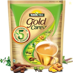 Tata Tea Gold Care 1kg, Rich in Taste, Goodness of Elaichi, Ginger, Tu