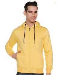 Qube By Fort Collins Men Cotton Hooded Sweatshirt