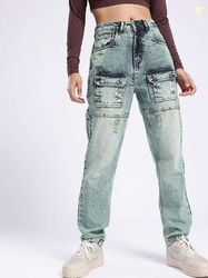 glitchez Women Relaxed Mid-Rise Jeans