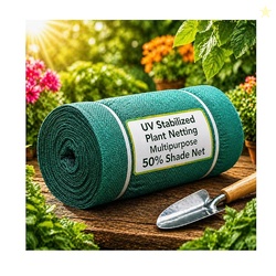 Green Shade Net, 50% UV Sun Protection, for Terrace, Garden, Green Hou