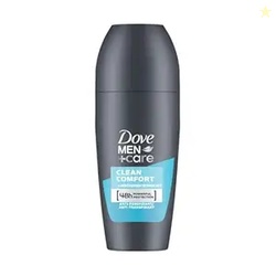 DOVE MEN+CARE CLEAN COMFORT ANTI-PERSPIRANT ROLL ON 50 ML| 48-Hour Pro