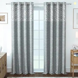 Story@Home Door Curtains 7 Feet Long Set of 1 | Geometric Printed | Me