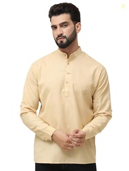 SOJANYA (Since 1958 Men's Pure Cotton Grey Designer ONLY Long Kurta