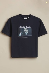 Allen Solly Boys Graphic Print Cotton Blend Regular T Shirt