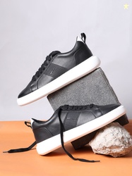 GAS Men LussoFlex Black Sneakers